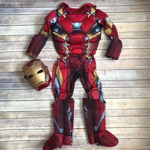 Marvel Iron Man Civil War Kids Costume with Mask